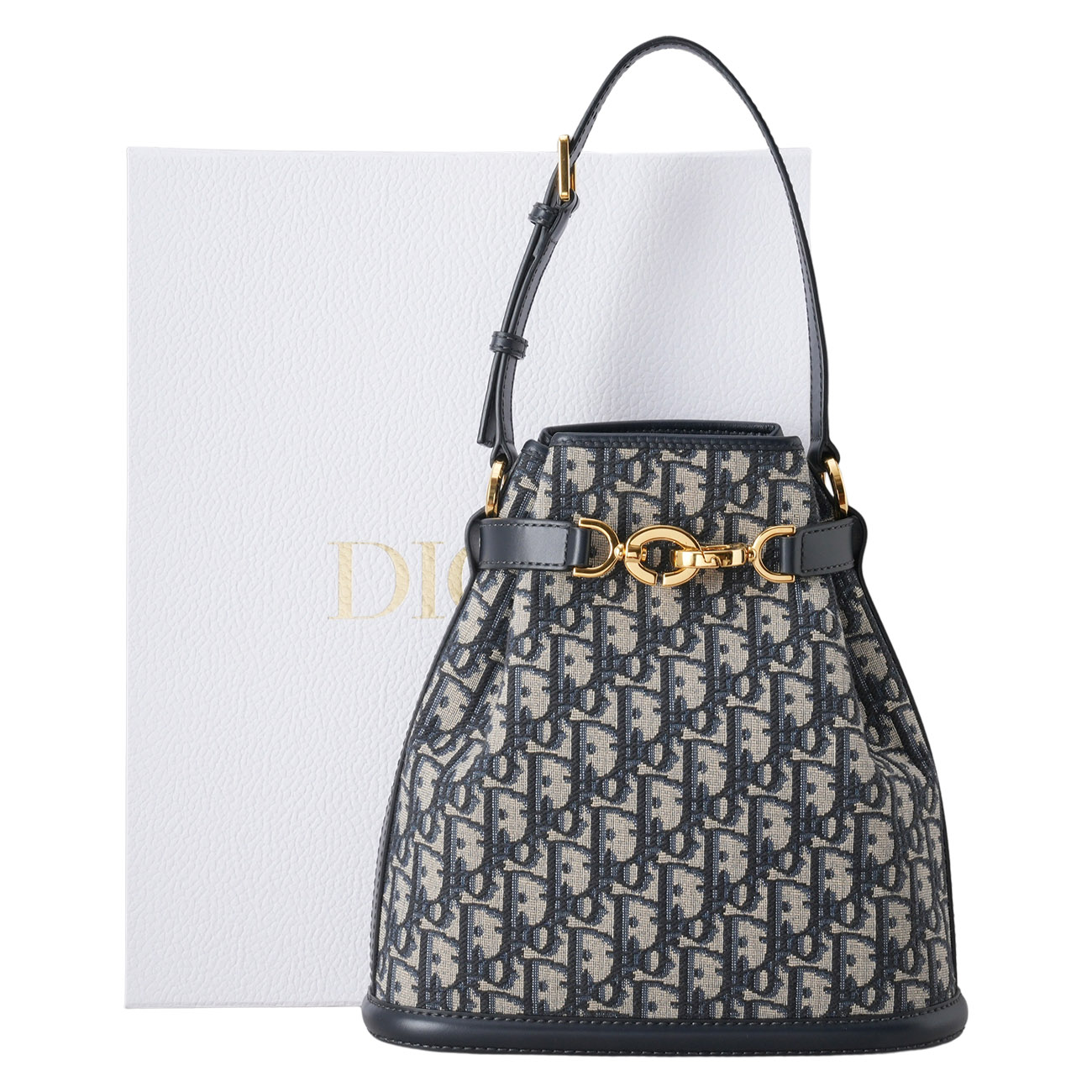 CHRISTIAN DIOR(USED)디올 오블리크 쎄 디올 버킷백
